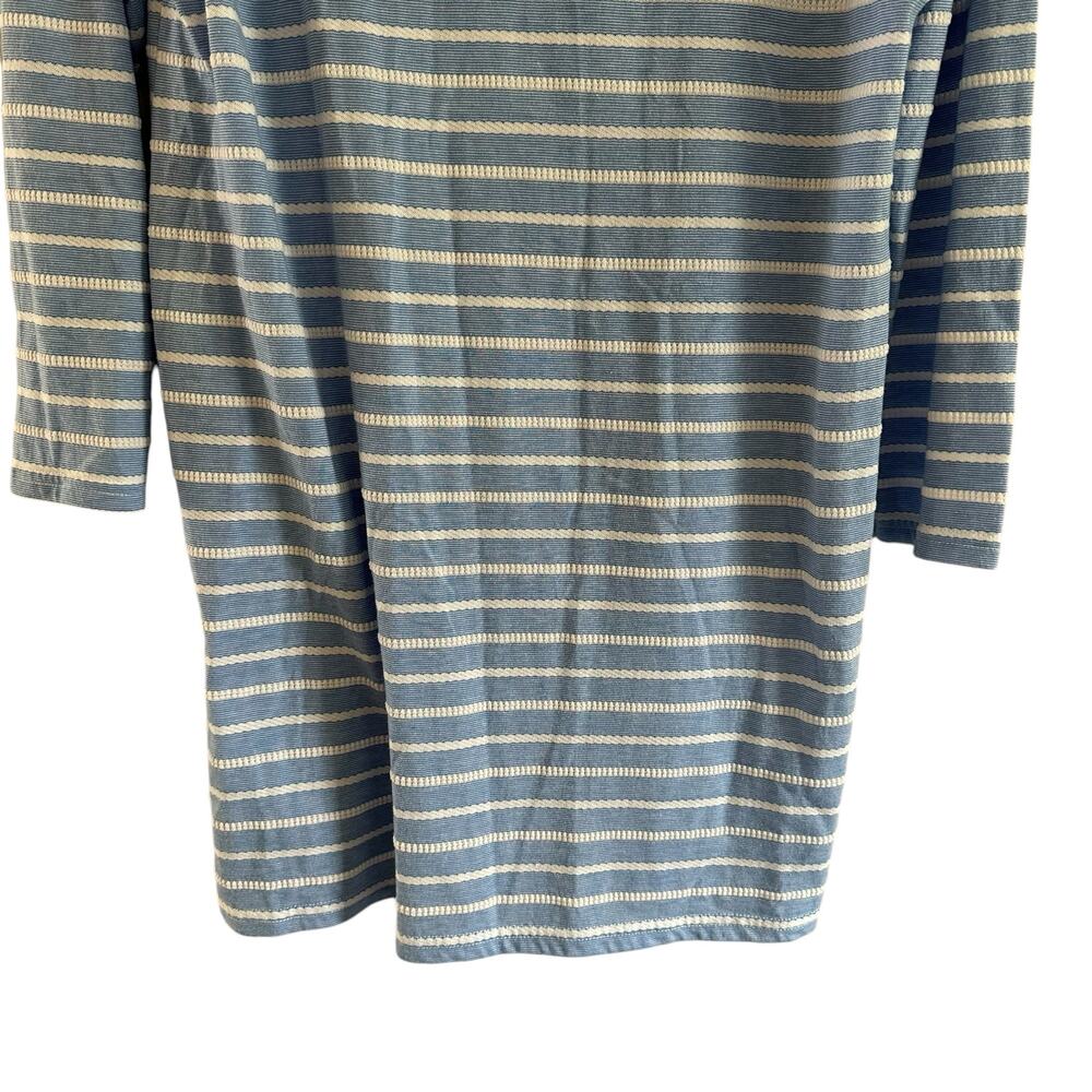 STS Sail To Sable Blue And White Stripe Nautical Coastal Dress XL - Picture 7 of 10